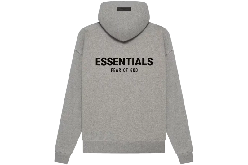 Fear Of God Essentials Dark Oatmeal Hoodie Achterkant