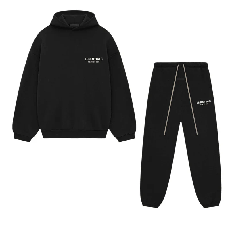 ESSENTIALS FEAR OF GOD セットアップ Fear of God Essentials FW24 Black White Set