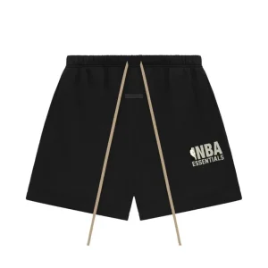 Fear of God Essentials x NBA ‘Black Grey' Shorts